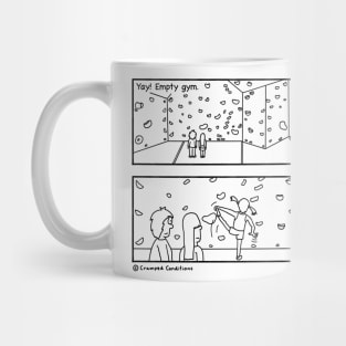 Empty climbing gym Mug